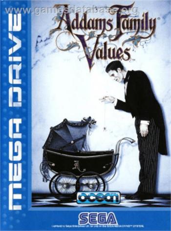 Cover Addams Family Values for Genesis - Mega Drive